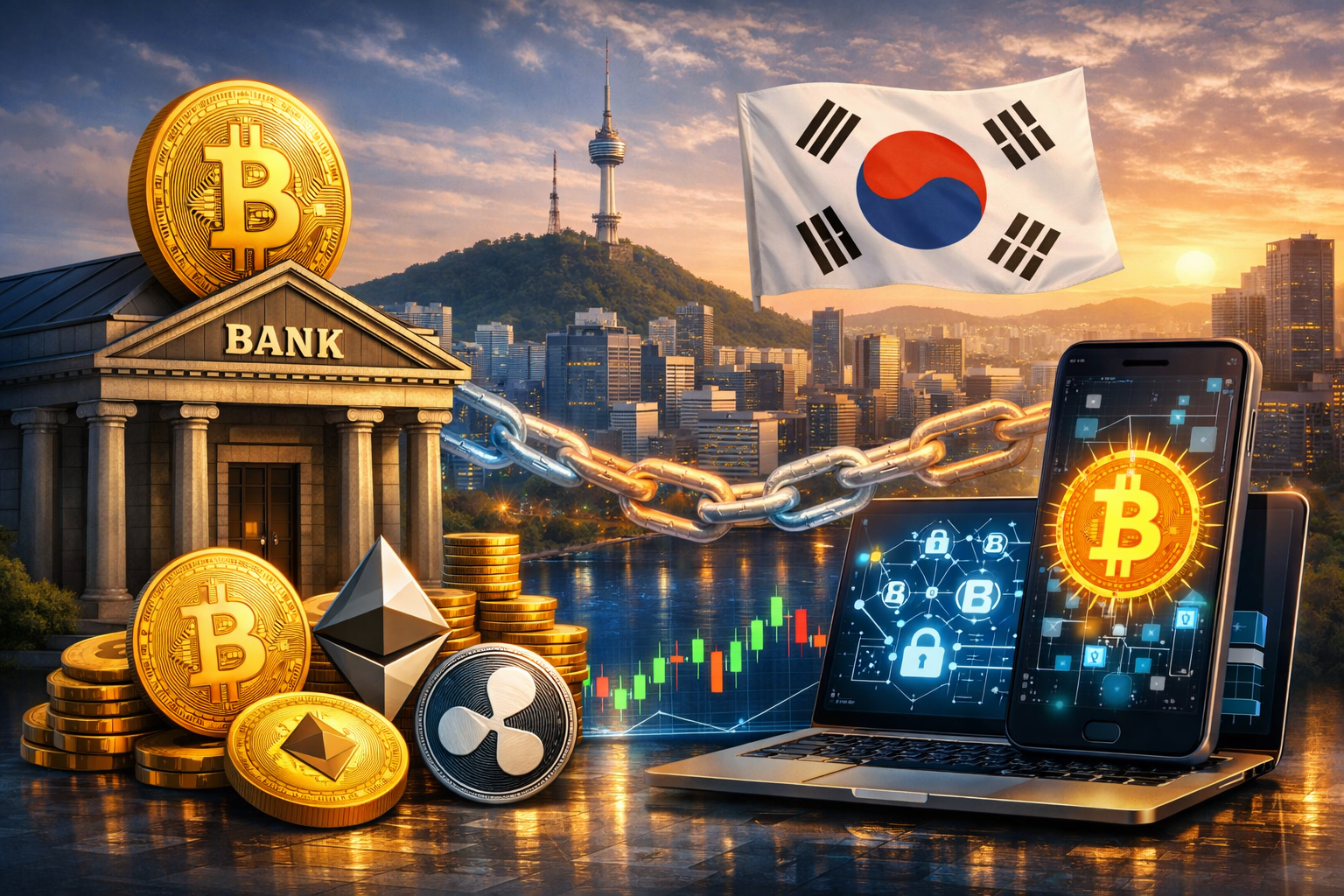 South Korea targets fairer crypto market with banking rule changes
